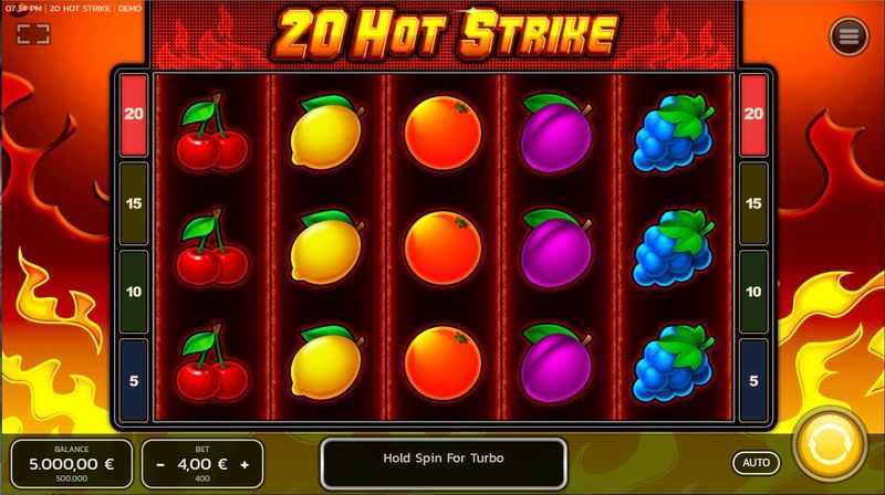 Play 20 Hot Strike Dice by Tiptop