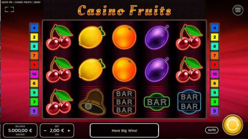 Play Casino Fruits by Tiptop
