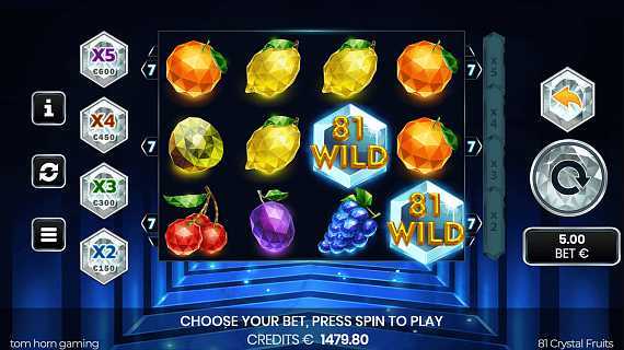 Play 81 Crystal Fruits by Tom Horn Gaming