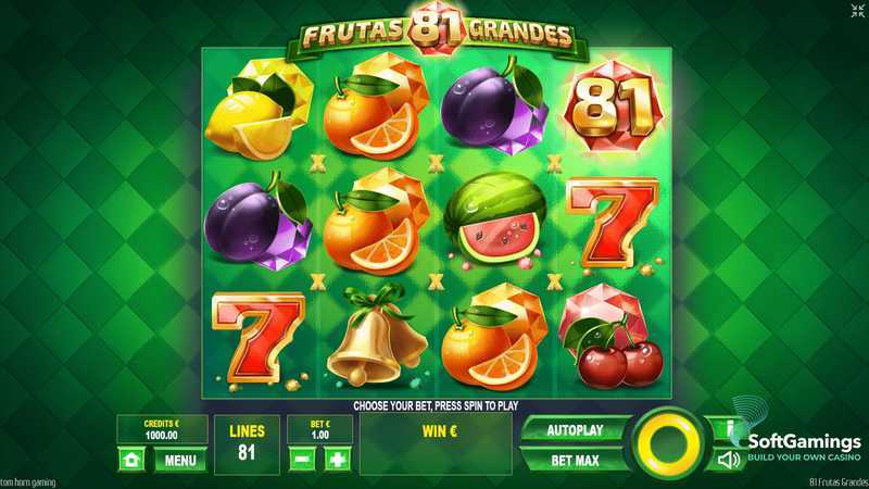 Play 81 Frutas Grandes HappyLuke by Tom Horn Gaming