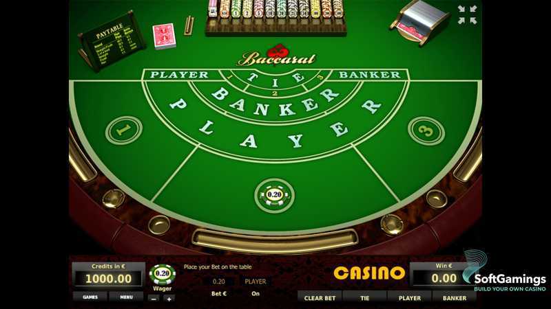 Play Baccarat by Tom Horn Gaming