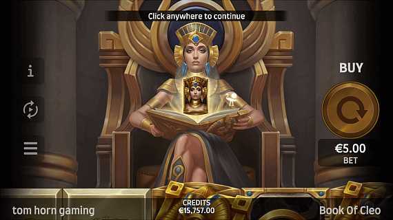 Play Cleopatra's Secret by Tom Horn Gaming