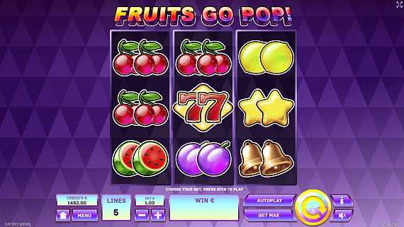 Play Fruits Go Pop by Tom Horn Gaming