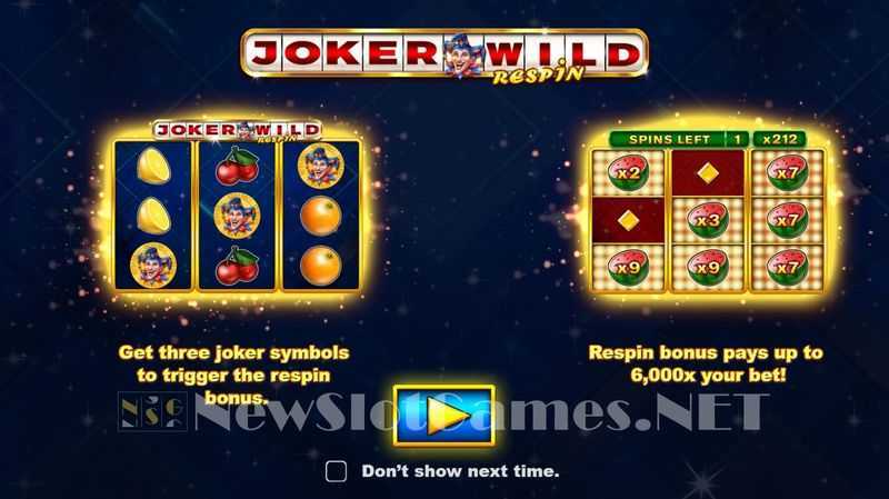 Play Joker Wild Respin by Touchstone Games