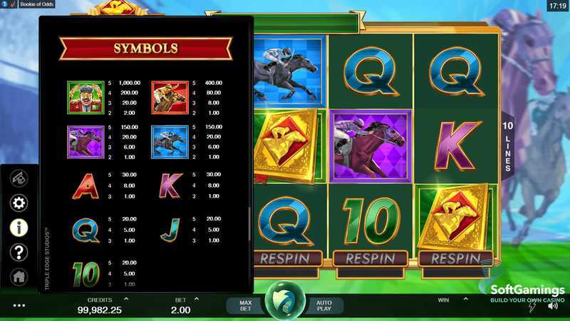 Play Bookie of Odds by Triple Edge Studios