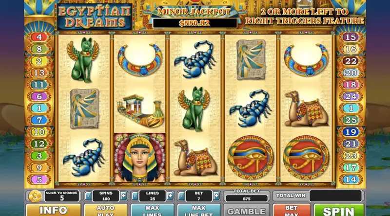 Slot The Egyptian Mystery