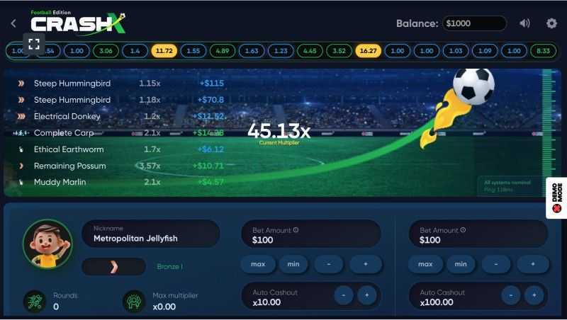 Play Crash X Football Edition by Turbo Games