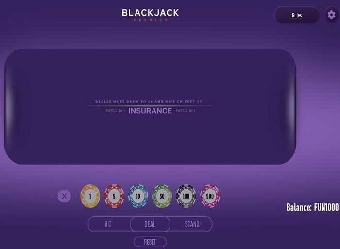 Blackjack Premium Single Deck Blackjack Premium Single Deck