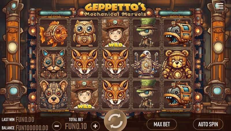 Play Geppetto's Mechanical Marvels by Urgent Games