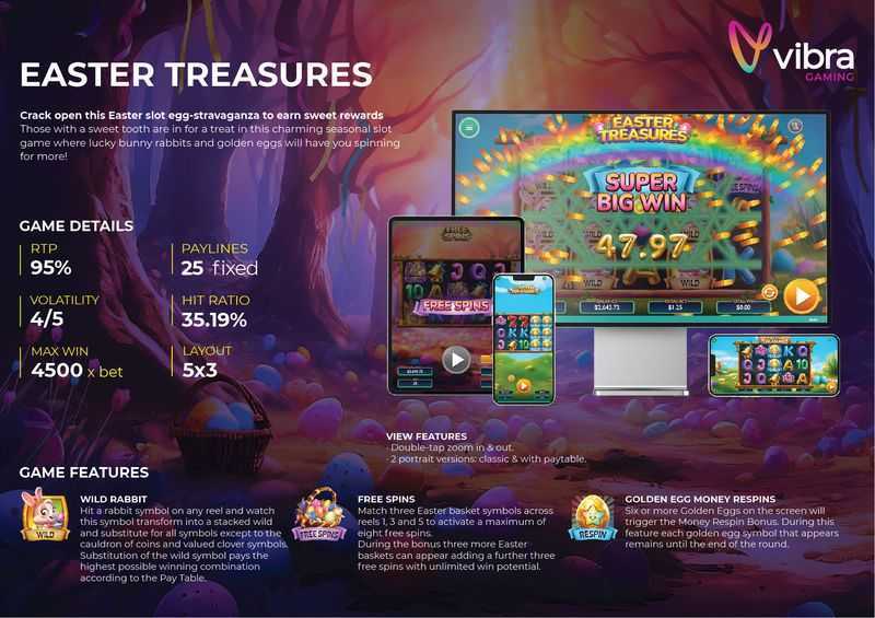 Play Easter Treasures by Vibra Gaming