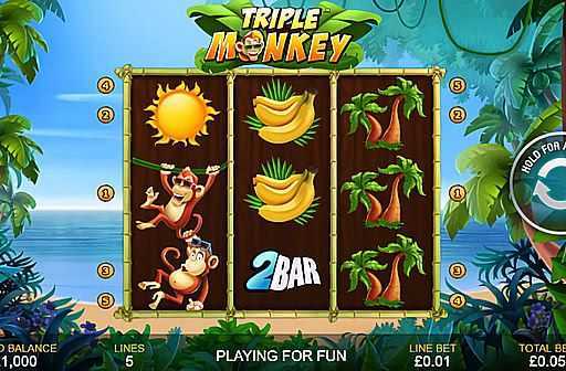 Play Triple Monkey by Virtual Tech