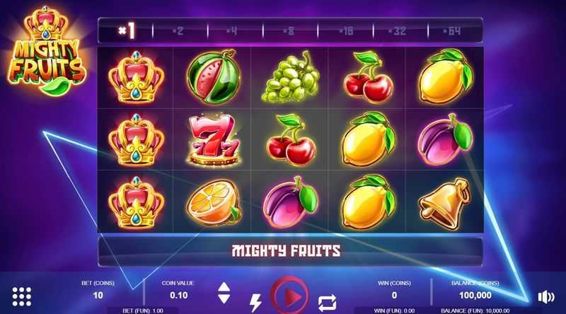 Play Mighty Fruits by Wild Boars Gaming