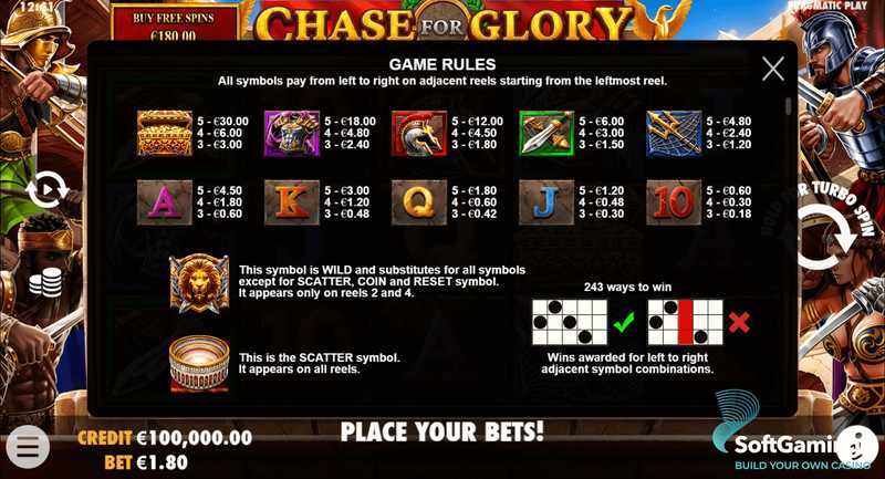 Play Chase for Glory by Wild Streak Gaming