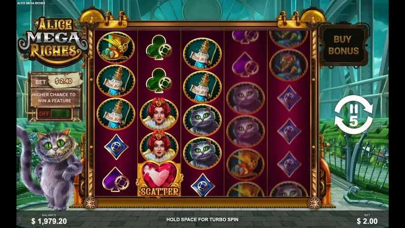 Play Alice Mega Riches by Wizard Games