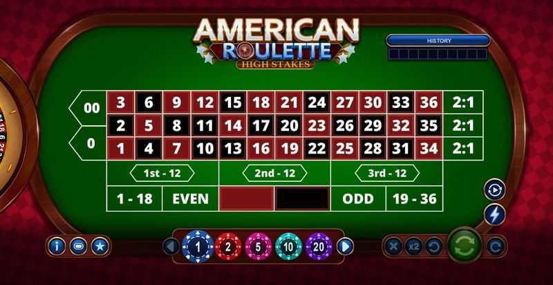 Play American Roulette High Stakes by Wizard Games