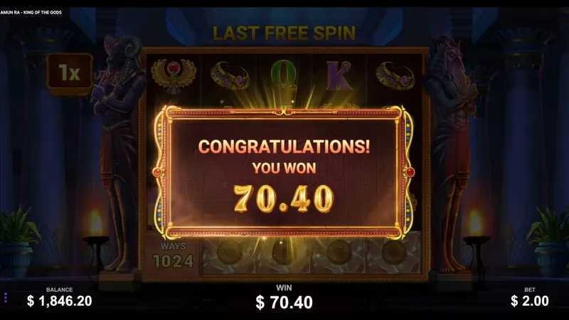 Play Amun Ra King Of The Gods by Wizard Games