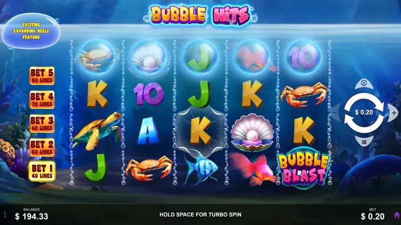 Play Bubble Hits by Wizard Games