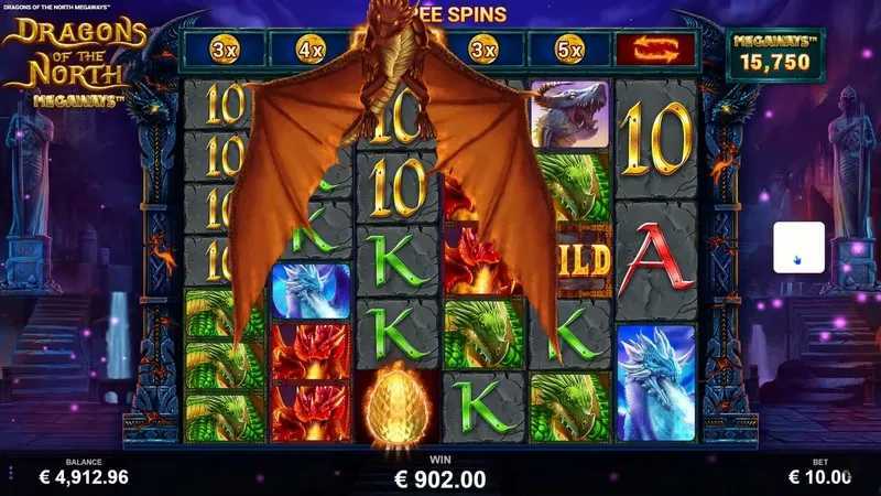 Play Dragons of the North Megaways by Wizard Games