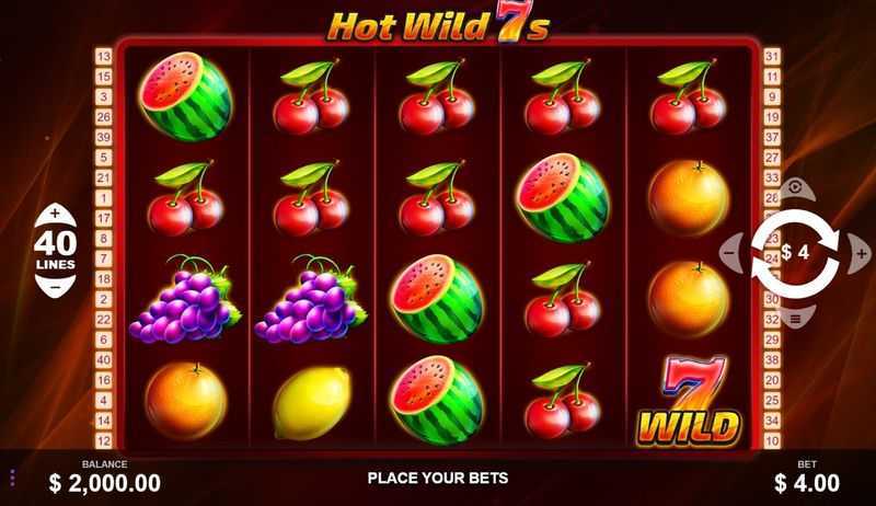 Play Hot Wild 7s by Wizard Games