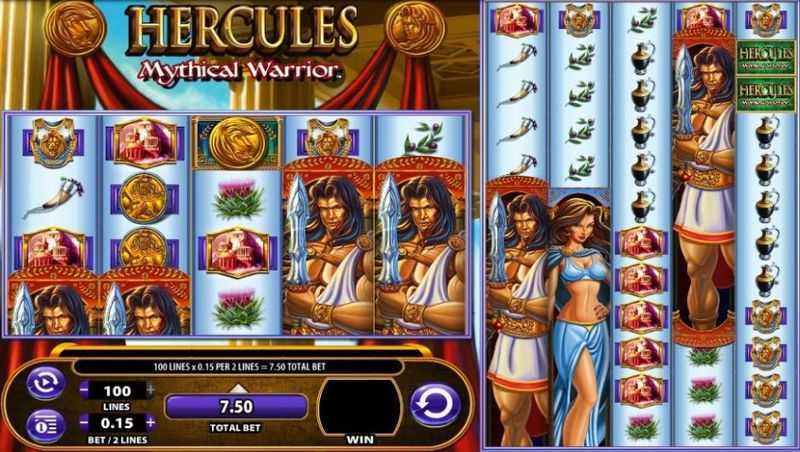 Play Hercules Mythical Warrior by Wms