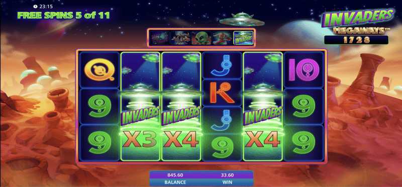 Slot Invaders Megaways