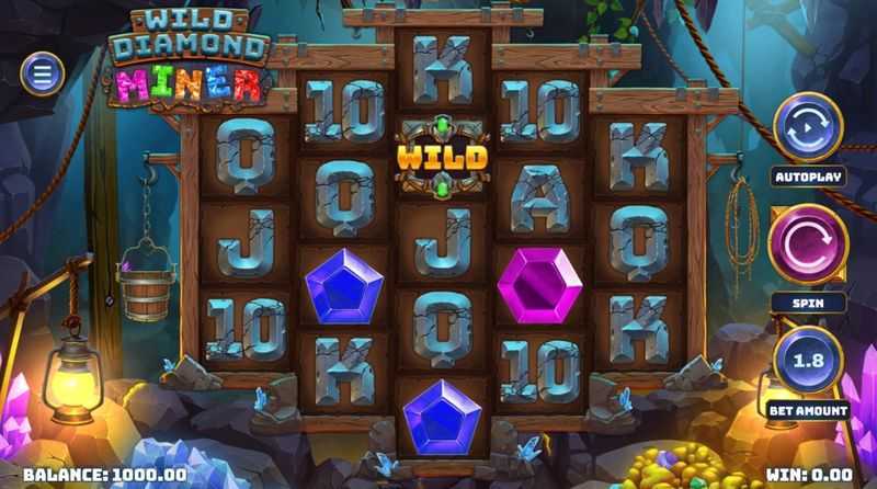 Play Wild Diamond Miner by Woohoo