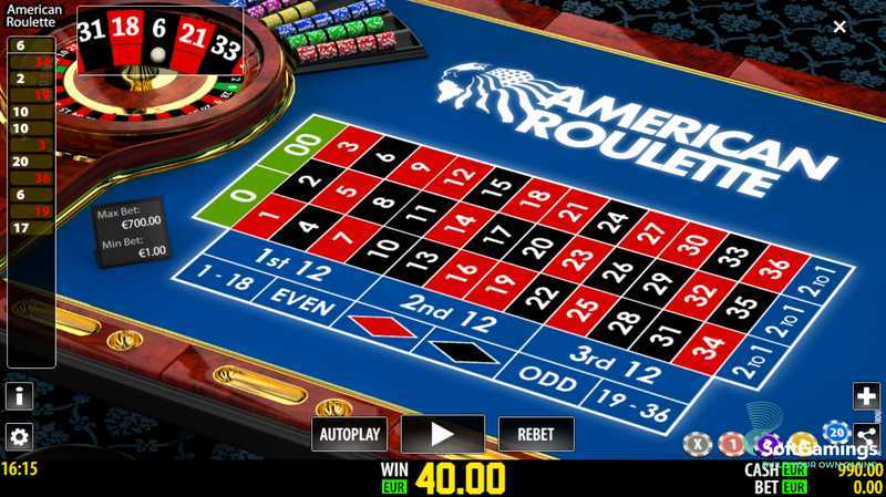 Slot American Roulette Slider