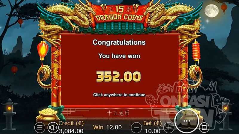 Play 15 Dragon coins by Zeusplay