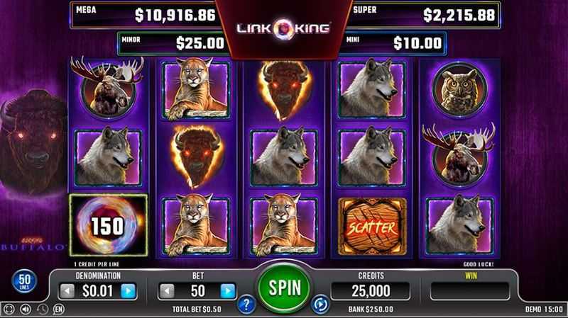 Play Link King Burning Buffalo by Zitro